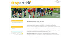 Desktop Screenshot of kinsporth.de
