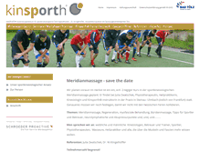 Tablet Screenshot of kinsporth.de